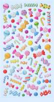 SOFTY-Stickers Bonbons bunt