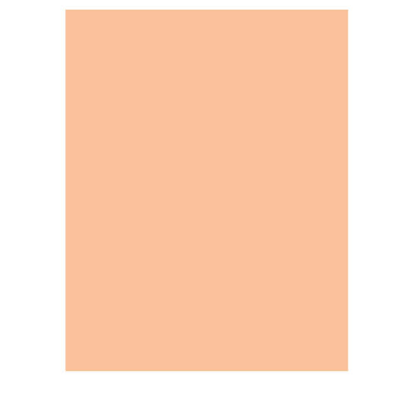 Tonpapier aprikose 100 Blatt, DIN A4, 130g/m² Tonzeichenpapier