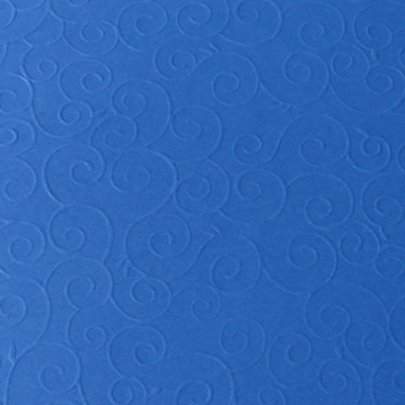 Prägekarton arabesken königsblau, 220 g/m², Din A 4, 10 Blatt