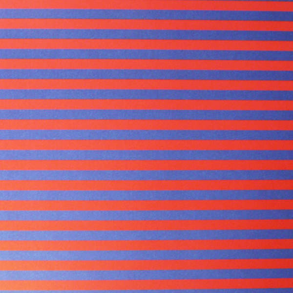 Fotokarton Streifen rot/blau 50x70 cm, 10 Bogen