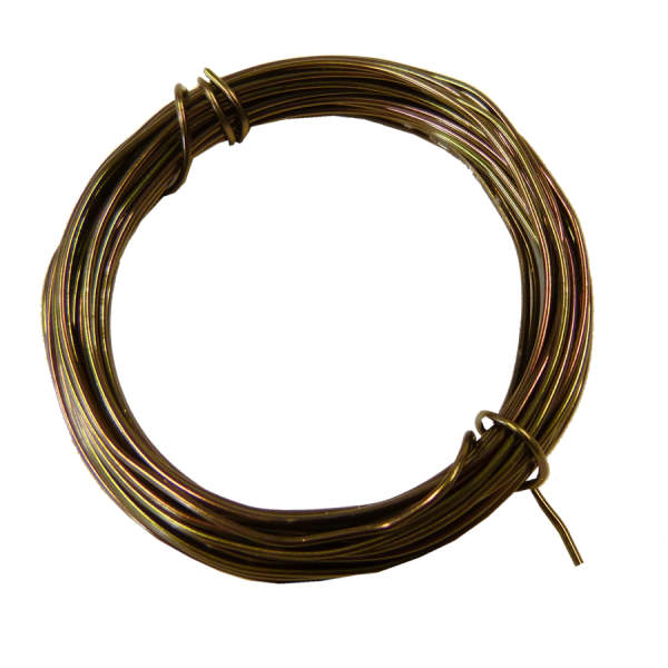 Aludraht, 1 mm, 5 m, braun