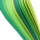 Quilling Streifen Grüntöne, 1cm x 48cm, 100 Stück, 130 g/m²